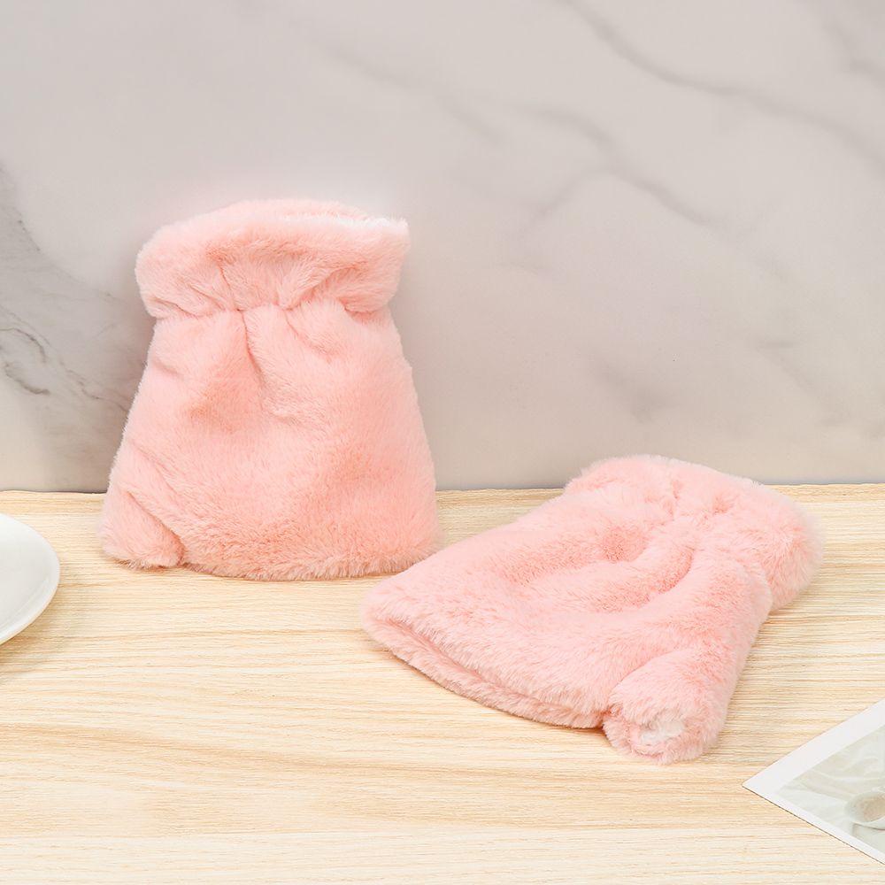 Găng Tay Giả Lông Thỏ Hở Ngón Mềm Mại Dày Dặn Ấm Áp