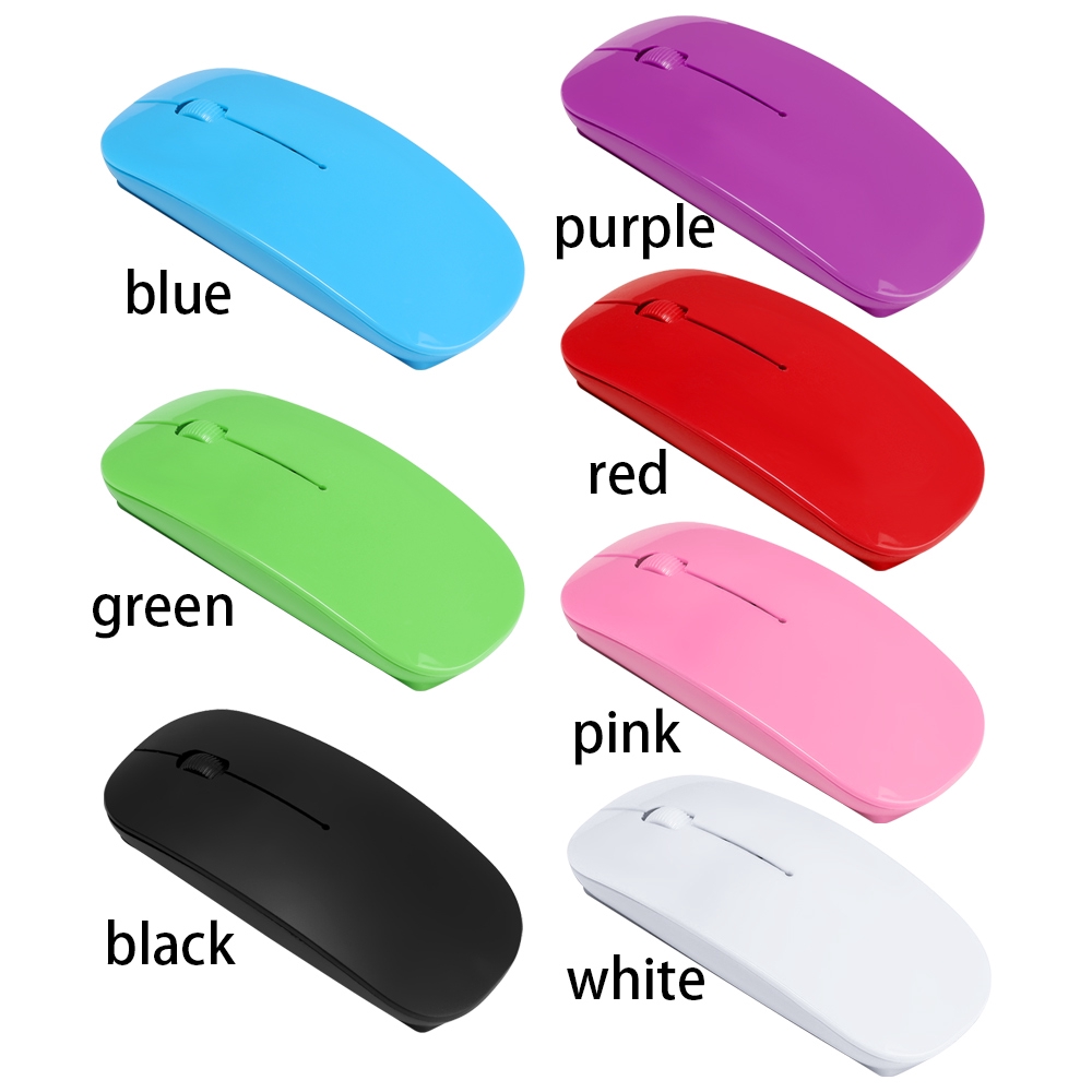 📞TOP💻 Home Office Desktop Ultra thin Silent Button High Quality 2.4GHz Wireless Mouse