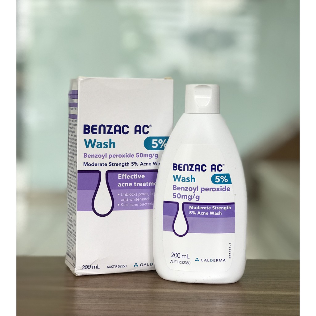 Sữa rửa mặt Benzac AC 5% - 200ml
