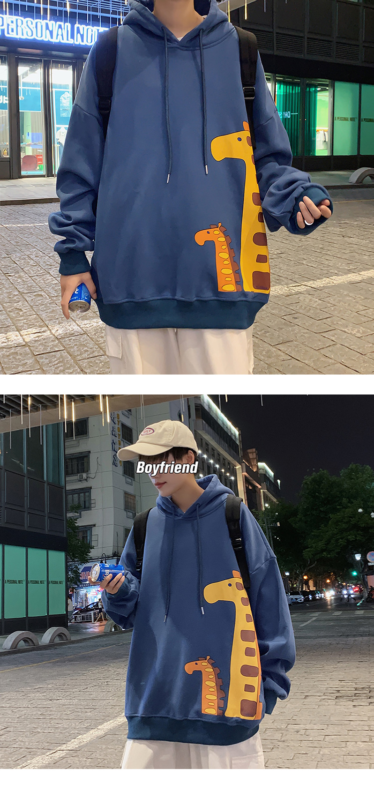 Áo Hoodie Dáng Rộng Nhiều Màu Tùy Chọn Thời Trang Cho Nam | BigBuy360 - bigbuy360.vn