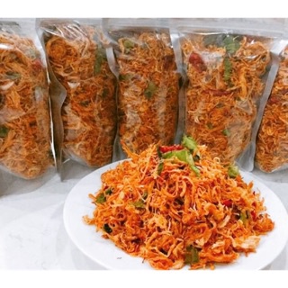 500G KHÔ GÀ CAY LÁ CHANH GIÒN NGON ĐẬM VỊ NHÀ LÀM NGON HẢO HẠNG
