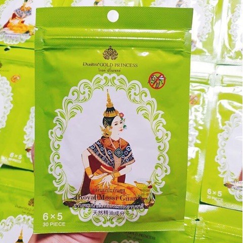 Combo 6 miếng Dán Đuổi Muỗi Thái Lan Gold Princess