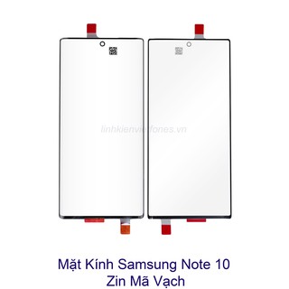 Mặt kính ép kính ss Note 10 zin
