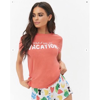 Áo thun cam đào form basic in Vocation vnxk