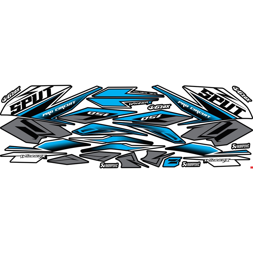 TEM RỜI WINNER X XANH ĐEN