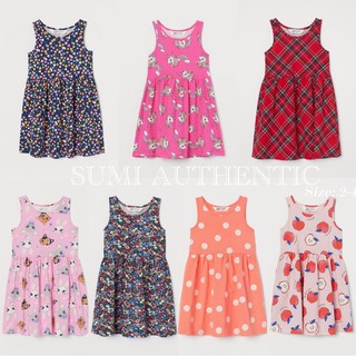 Đầm thun cotton HM bé gái < auth>