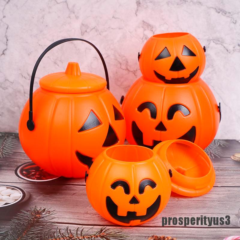 Set 3 Hộp Kẹo Hình Bí Ngô Halloween