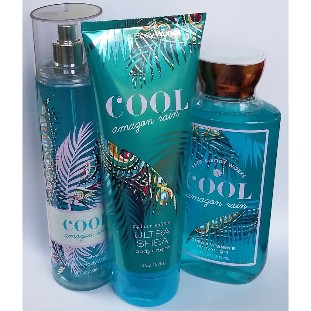 Dưỡng thể giữ ẩm da Bath &amp; Body Works Cool Amazon Rain body lotion 236ml (Mỹ)