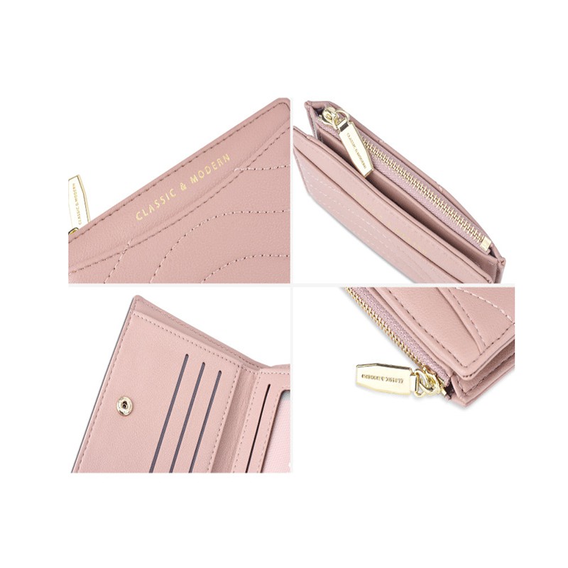 Ví Nữ Cầm Tay Mini Chính Hãng TAILIAN Vân Sóng Siêu Xinh Chất Da Pu Mềm Mịn Siêu Đẹp TN32 - Mozuno | BigBuy360 - bigbuy360.vn