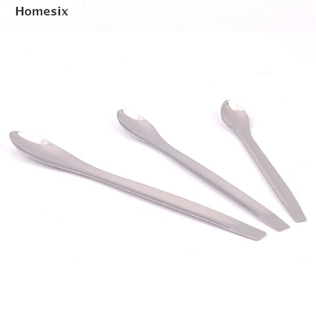 Set 3 muỗng thí nghiệm hóa học bằng thép không gỉ