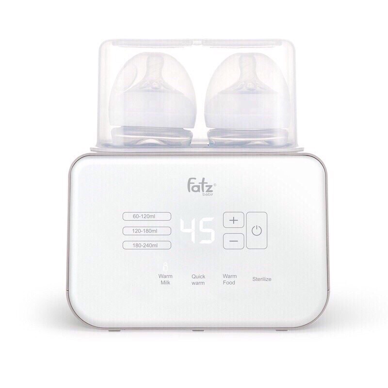 Máy Hâm Sữa Tiệt Trùng Điện Tử 2 Bình Duo 5 Fatz Baby FB3203TN