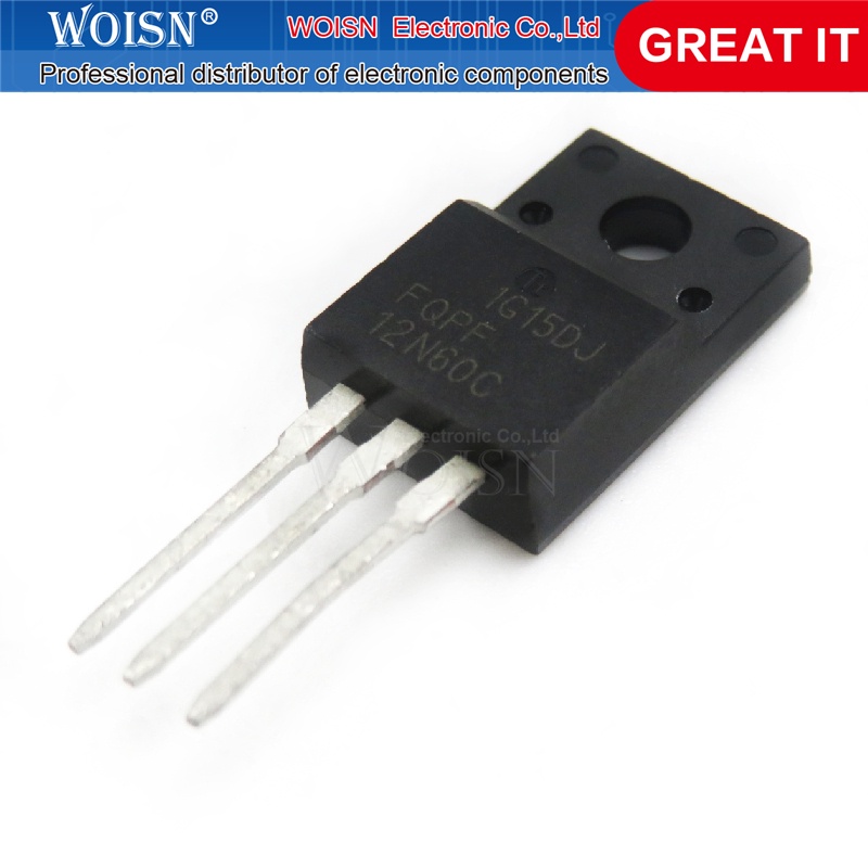 Bộ 10 Linh Kiện Điện Tử Fqpf12N60C 12n60c 12n60 To-220F