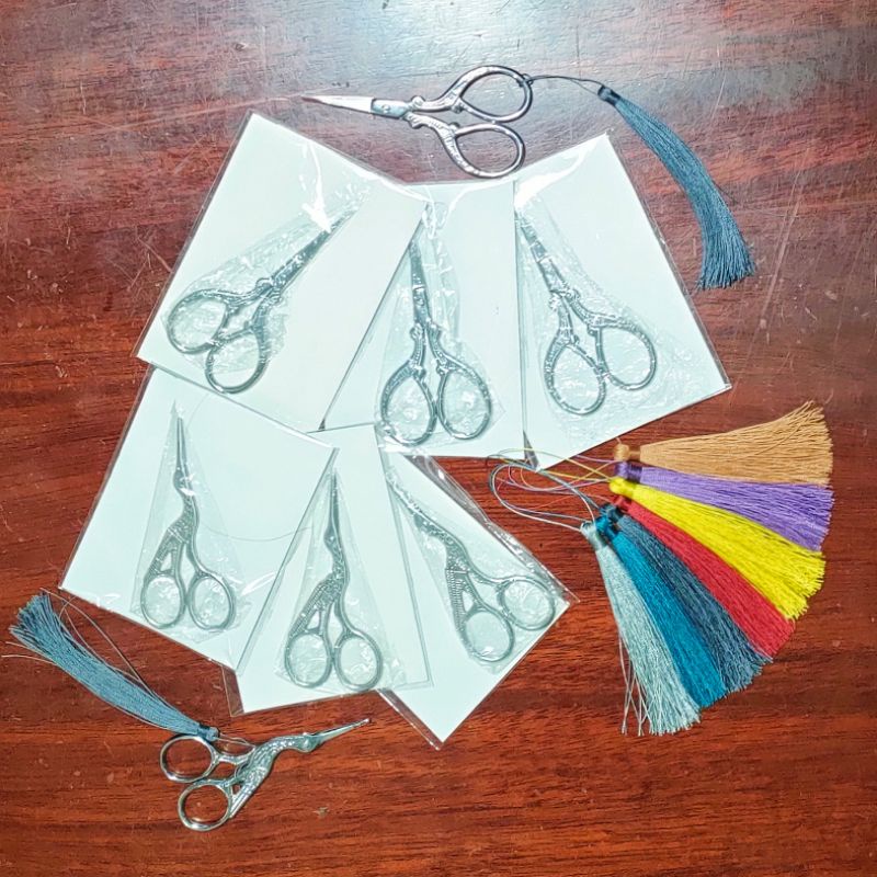 Kéo Hạc, Kéo vingtage cắt phom form , kéo cắt chỉ. Tặng tua rua