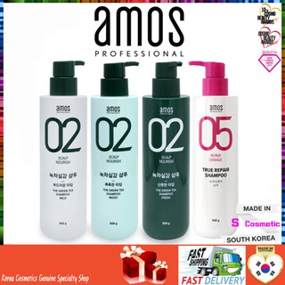 [amos Professional]💝THƯƠNG HIỆU HÀN QUỐC💝THE GREEN TEA  Oily Dry Sensitive Intensive Moisture Pack&Curling Essence 2X Scalp Nourish Shampoo ARGAN Mỹ phẩm HÀN QUỐC