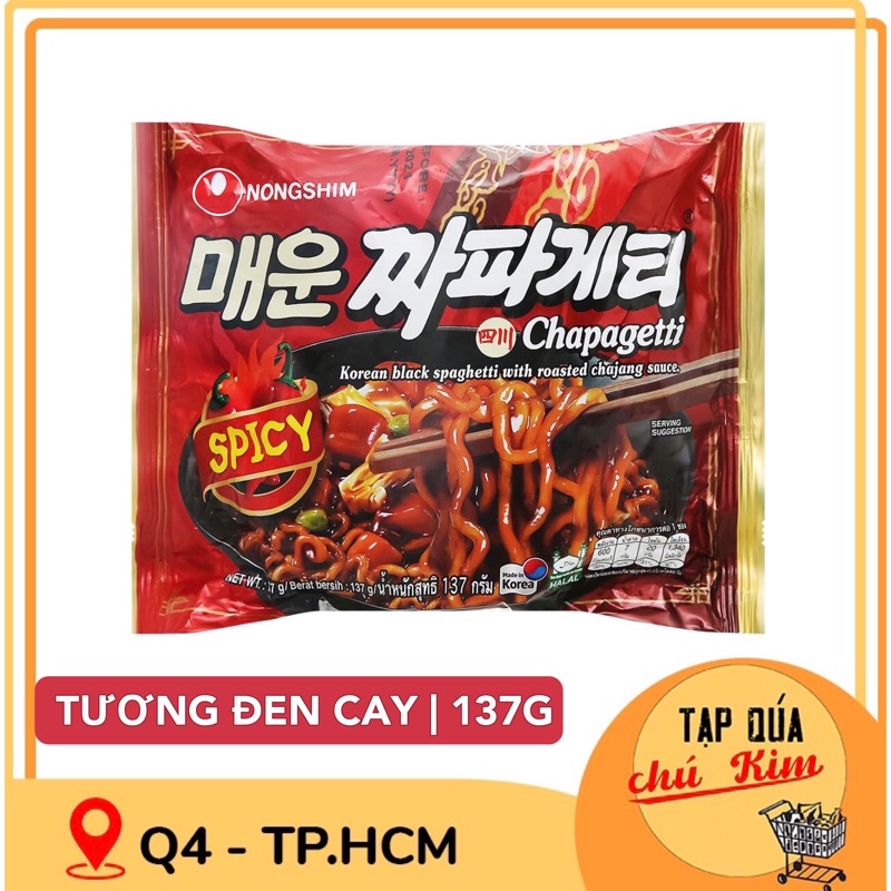 Mì tương đen chapagetti SACHUN Nongshim Hàn Quốc gói 137G