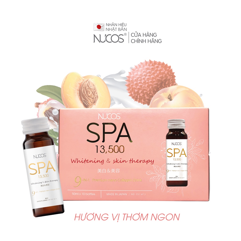 Combo 2 Hộp Collagen chống lão hóa săn chắc da Nucos Spa 13500 2x10Chaix50ml