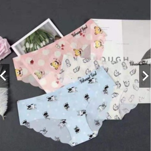 Quần Lót Đúc Su Không Đường May Họa Tiết xinh xắn 015 - CHILLHOUSE