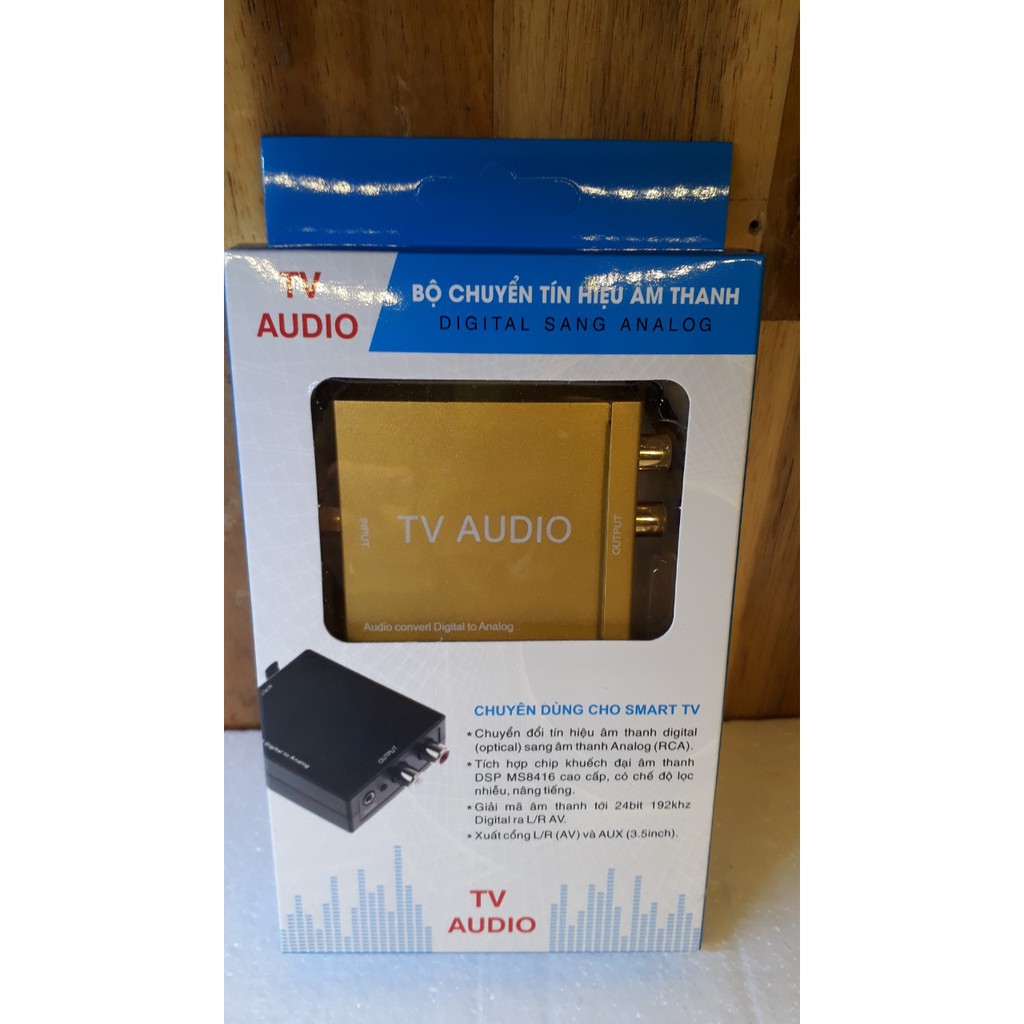 Bộ chuyển đổi âm thanh Audio từ optical sang Analog giá rẻ-bộ chuyển âm thanh quang ra av rẻ