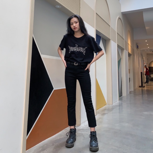 #Q889CS quần jeans ôm loe