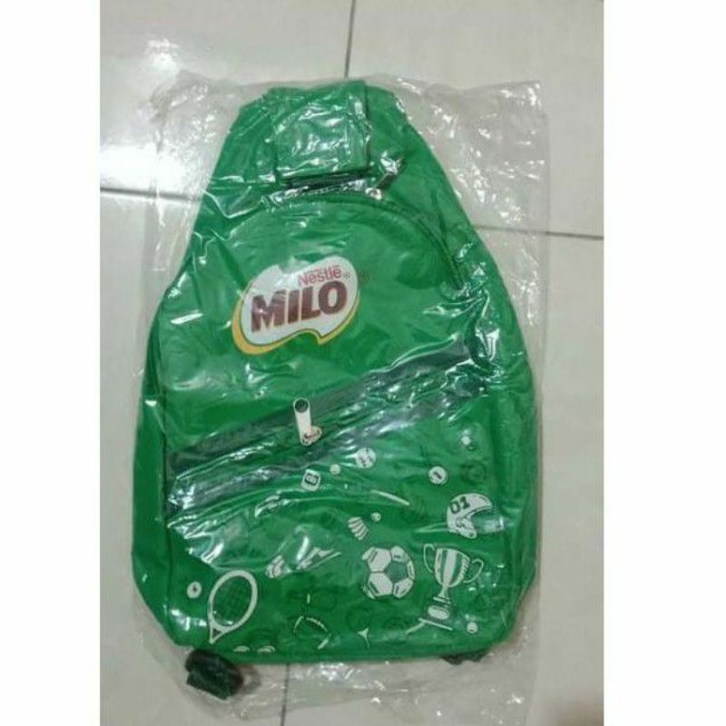túi đeo chéo/ milo màu xanh - hkm milo
