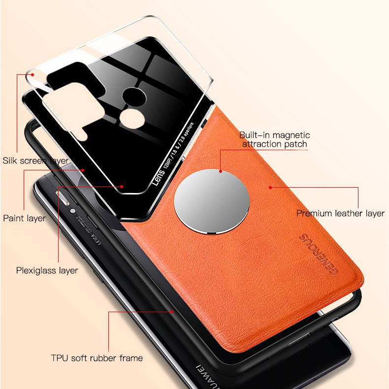 Ốp Điện Thoại Da Viền Silicon Mềm Cho Realme Narzo 30A / Narzo 30 Pro / Nazo 20 / Realme C25 / C20 / C15 / C12 Realme 8 5G