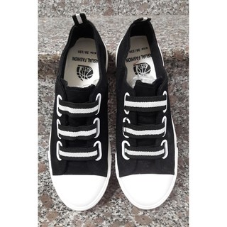 Giày sneaker cổ thấp cờ 4 sao 3 đai chun