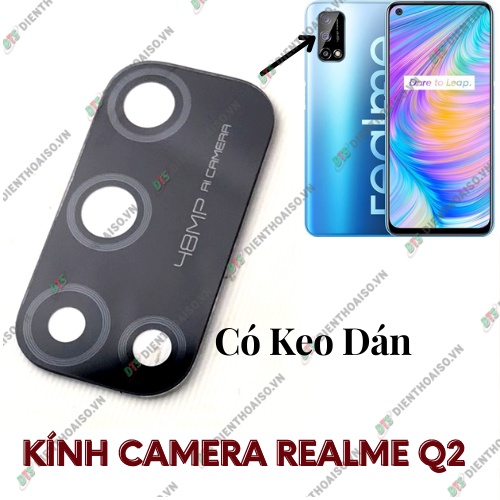 Kính camera realme q2 kèm keo dán