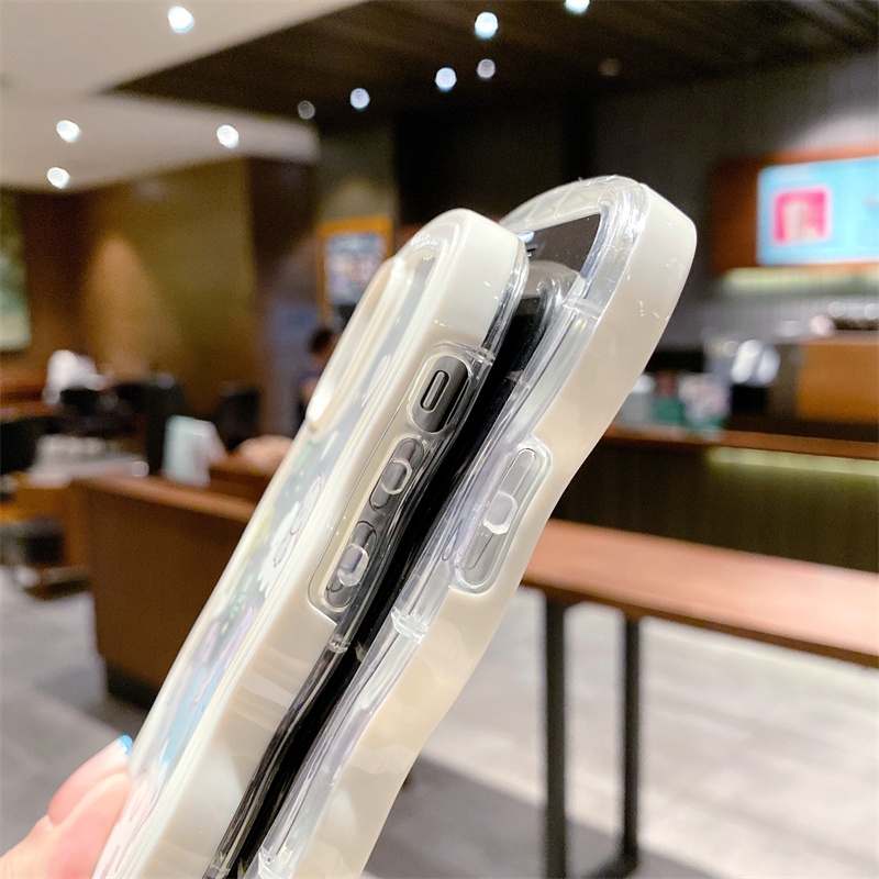 Ốp Điện Thoại TPU Mềm Trong Suốt Họa Tiết Hoạt Hình Cho iPhone 13 12 11 Pro Max XS Max XR X 8 7 Plus