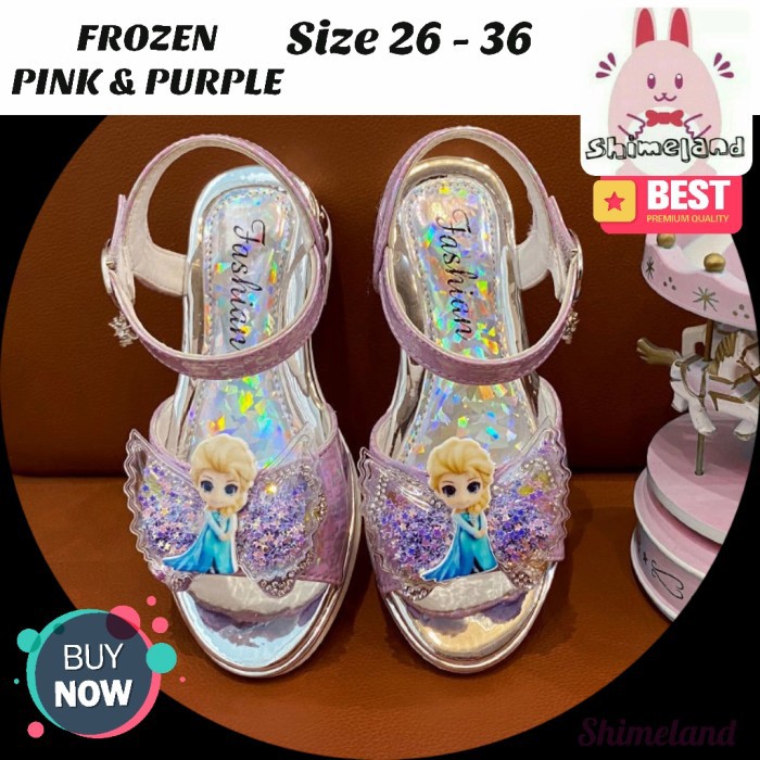 Giày sandal dây phong cách công chúa Elsa xinh xắn cho bé gái