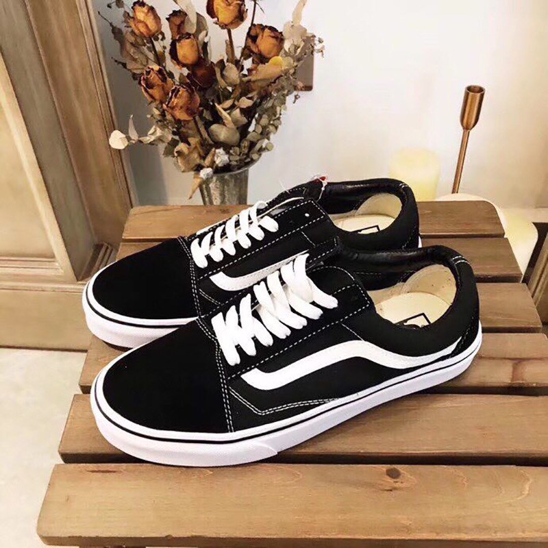 Giày Sneaker Vans Old Skool Đen Full Size Nam Nữ