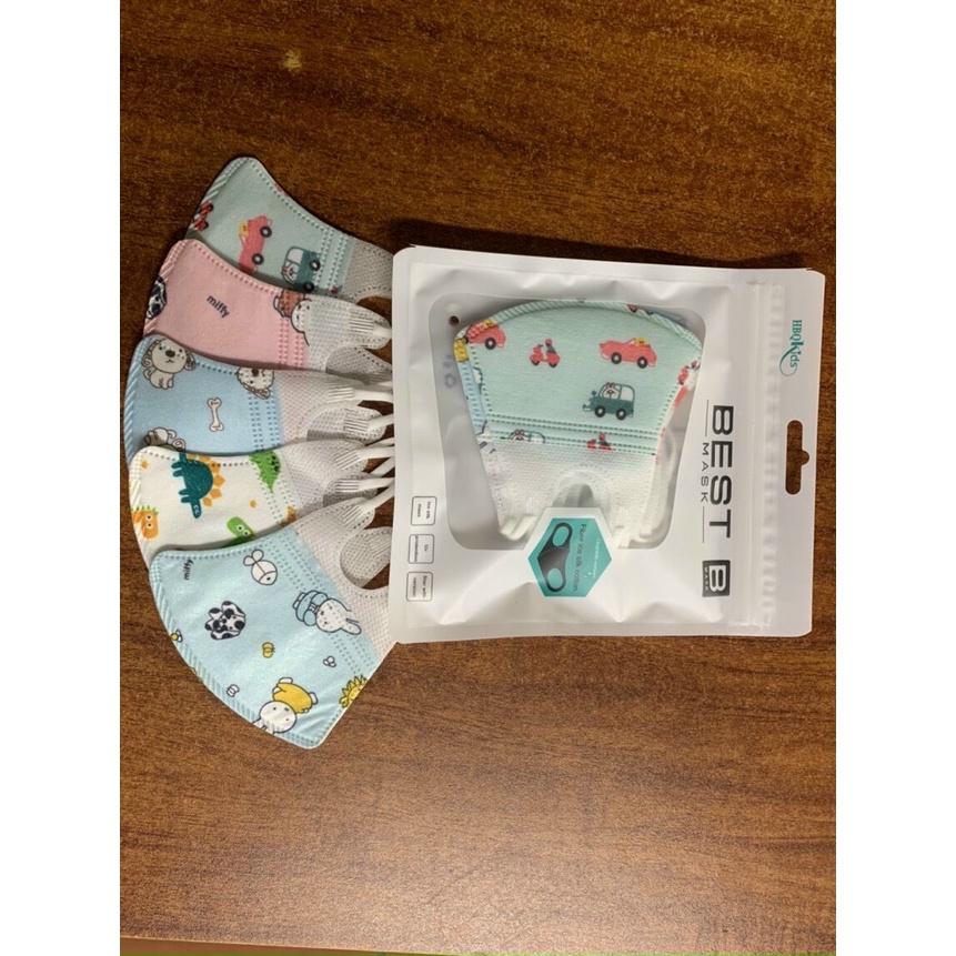 Khẩu trang cho bé set 5 cái cho bé