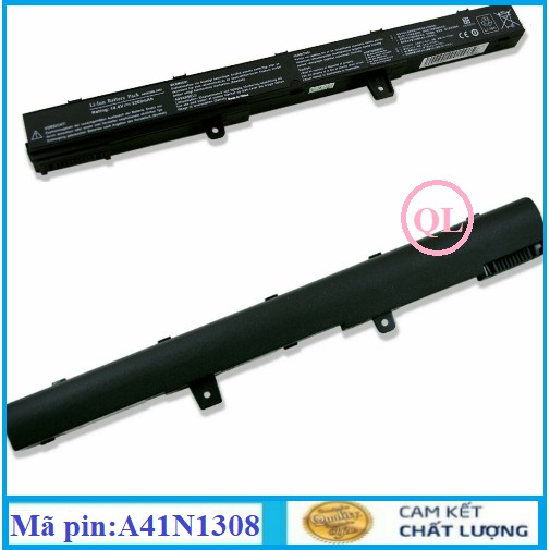 Pin Laptop Asus X451 X551 X451C X451CA X551C X551CA - A41N1308 Nhập Khẩu