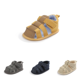 Giày Sandal Tập Đi Đế Mềm Chống Trượt Cho Bé Trai