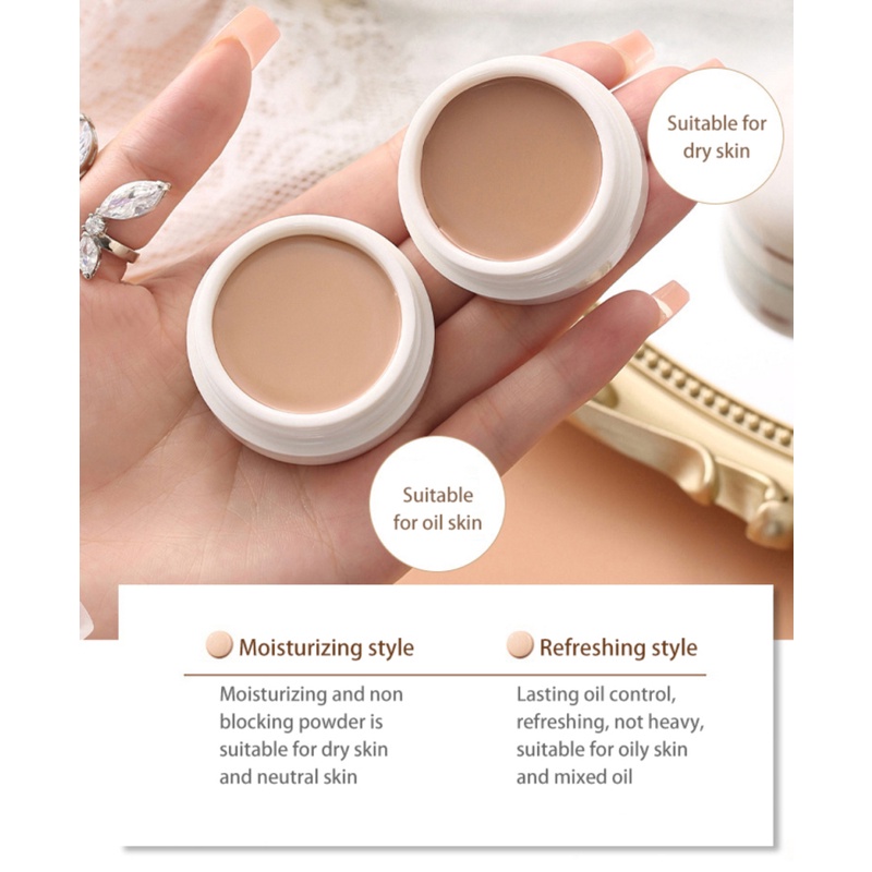 Kem che khuyết điểm LAMEILA chống thấm nước dưỡng ẩm làm sáng da màu đen | BigBuy360 - bigbuy360.vn