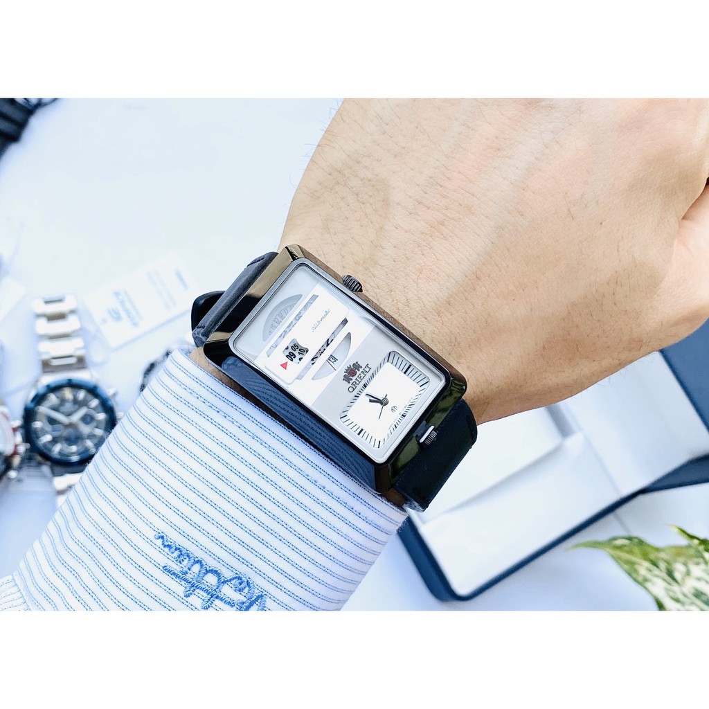 Đồng hồ nam chính hãng Orient Dual Time Analog Japanese-Automatic Watch ...