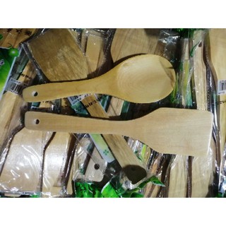 Bộ 2 chiếc muôi + xản xào gỗ