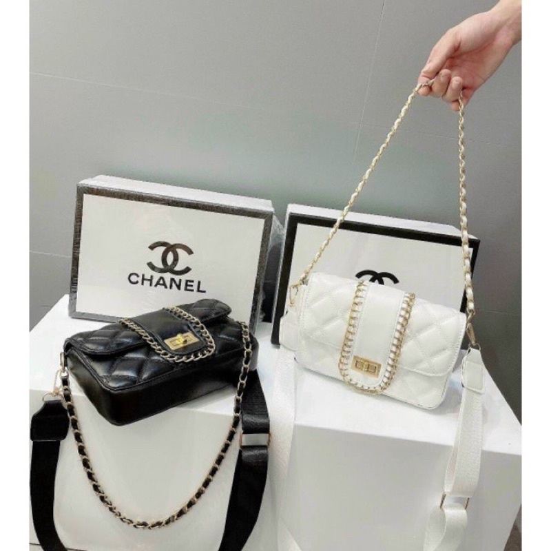 Túi Xách Nữ Trần Trám, Túi Nữ Đeo Chéo Viền Xích Thời Trang