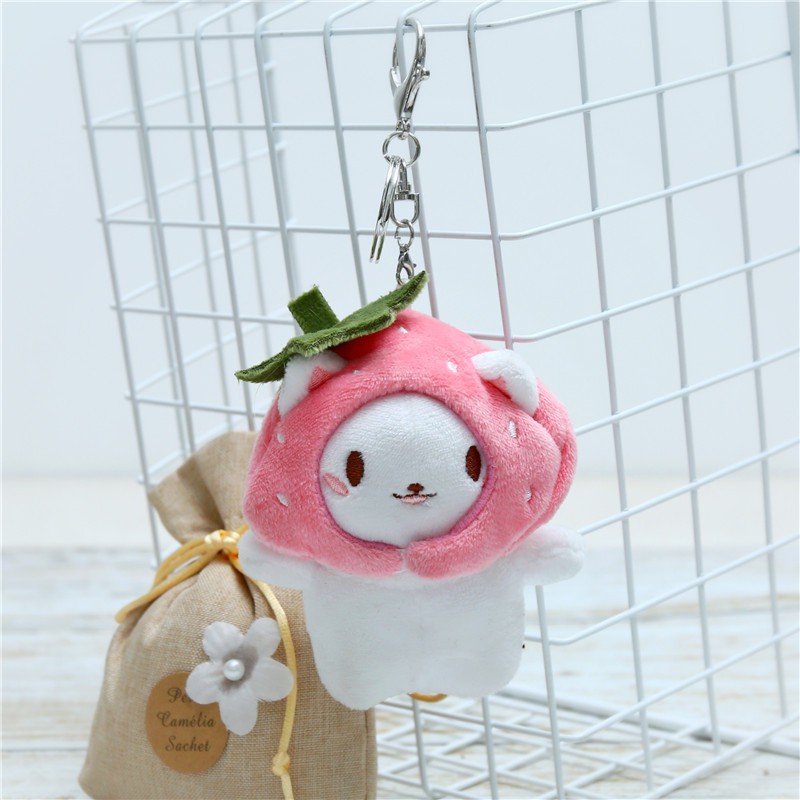 Móc khóa bông Khủng Long - Gà Con - Chó Shiba - Mèo Cá - Chuối vàng - Monster và hoạt hình dễ thương khác