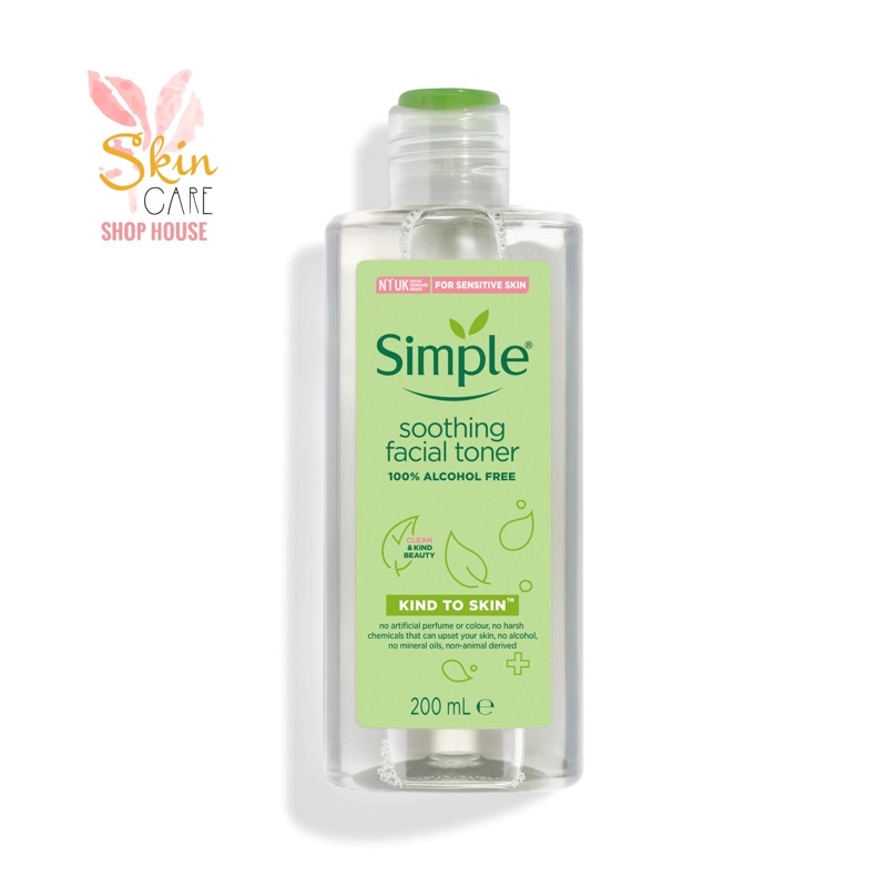 Nước Hoa Hồng Simple Kind To Skin Soothing Facial Toner