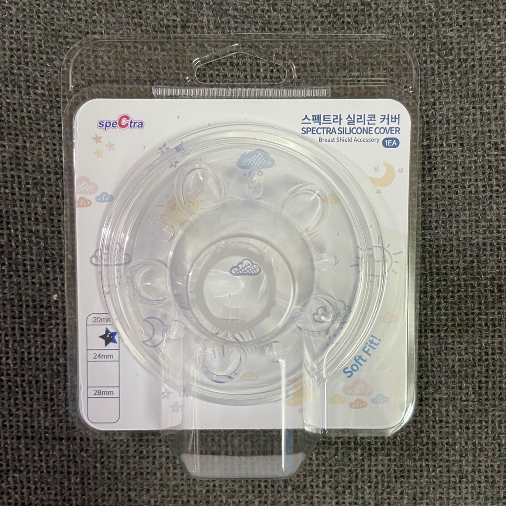 Phễu masage silicon máy hút sữa Spectra size 20, 24, 28mm