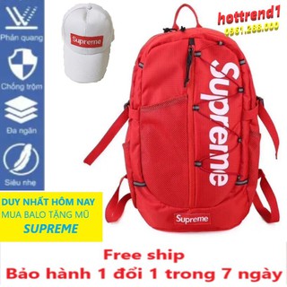 [GIÁ HỦY DIỆT]+{CÓ CLIP THẬT} balo supreme cực ngầu + balo đi học cá tính chất vải dù siêu nhẹ có phản quang hottrend1