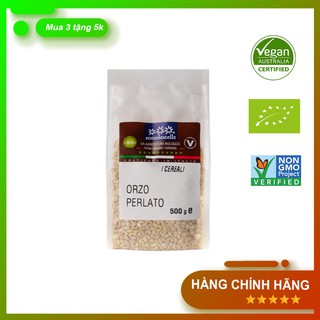 Hạt Lúa mạch ngọc trai/ Hạt Ý Dĩ Hữu Cơ, Cán Dẹt 500g Sottolestelle Organic Pearl Barley