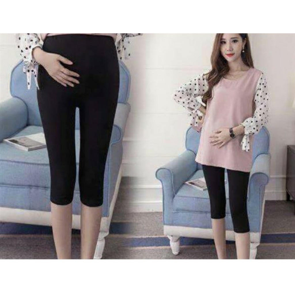 Quần bầu LEGGING NGỐ TRƠN chất cotton siêu xinh