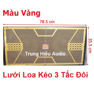 Lưới Loa Kéo 3 Tấc Đôi Màu Vàng