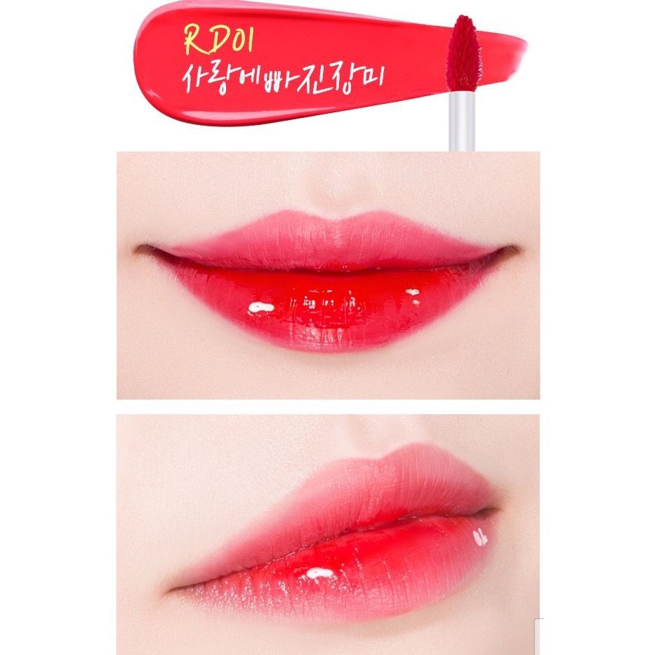 A'PIEU - Son Apieu Water Light Tint vỏ bạc dupe YSL RD03, RD04 | BigBuy360 - bigbuy360.vn