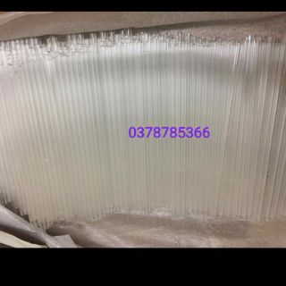 Ống hút thủy tinh combo 100 trắg