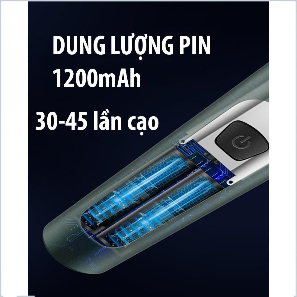 Máy Cạo Râu Đa Năng 9D Shaver 3 Lưỡi Dao Xoay 360 Độ, Chống Thấm Nước, Sử Dụng Liên Tục 60 Phút, Bh 1 Tháng
