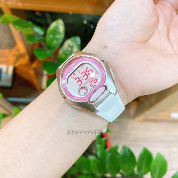 Đồng Hồ Casio Nữ LW-200-7AV dây nhựa