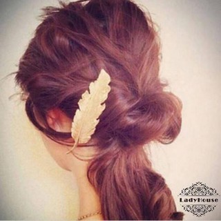 21o-thời Trang Đẹp Nữ Lá Lông Tóc Kẹp Tóc Barrette Bobby Pin