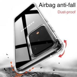 Dành Cho Samsung Galaxy Note 20 Ultra S20 FE Note 10 10 + 9 8 S20 Plus Ultra S10 Plus Lite Ốp Điện Thoại Silicon Trong Suốt Pha Lê Chống Rơi
